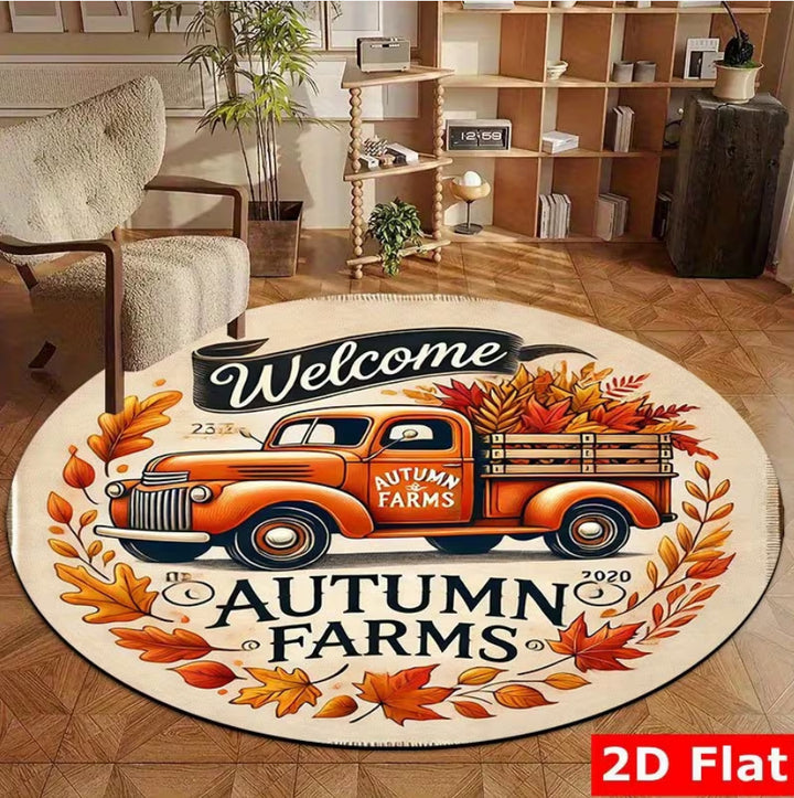 Round Welcome Mat