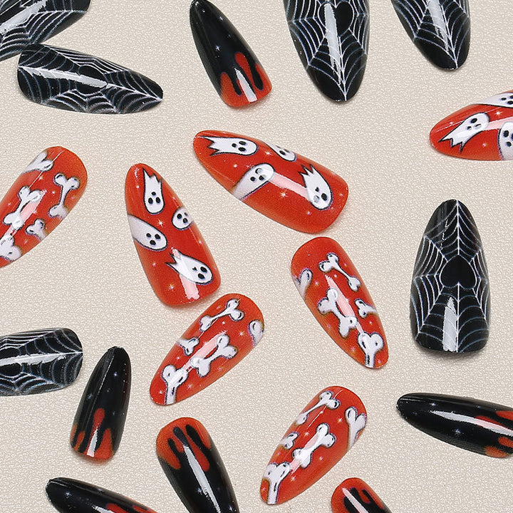Spooky Themed Press-On Nail Set