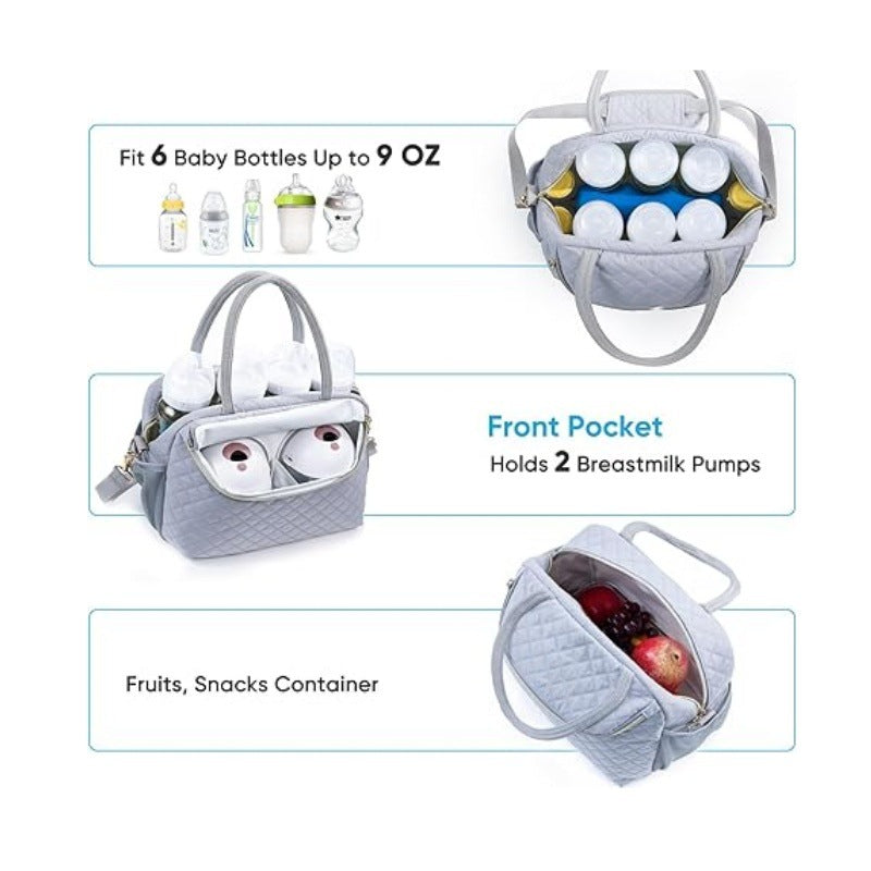 Multifunctional cooler bag with insulated interior compartment Stornfield