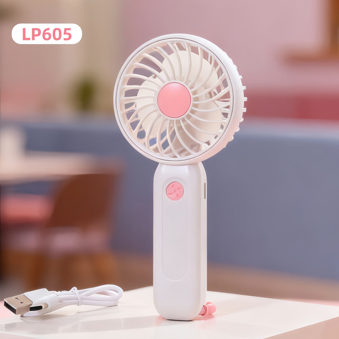 Women's Portable Hand Fan with USB Charging Function Stornfield