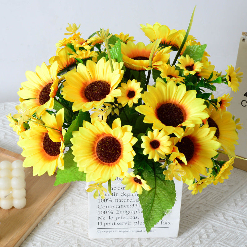 Decorative Sunflower Floral Stem Arrangement