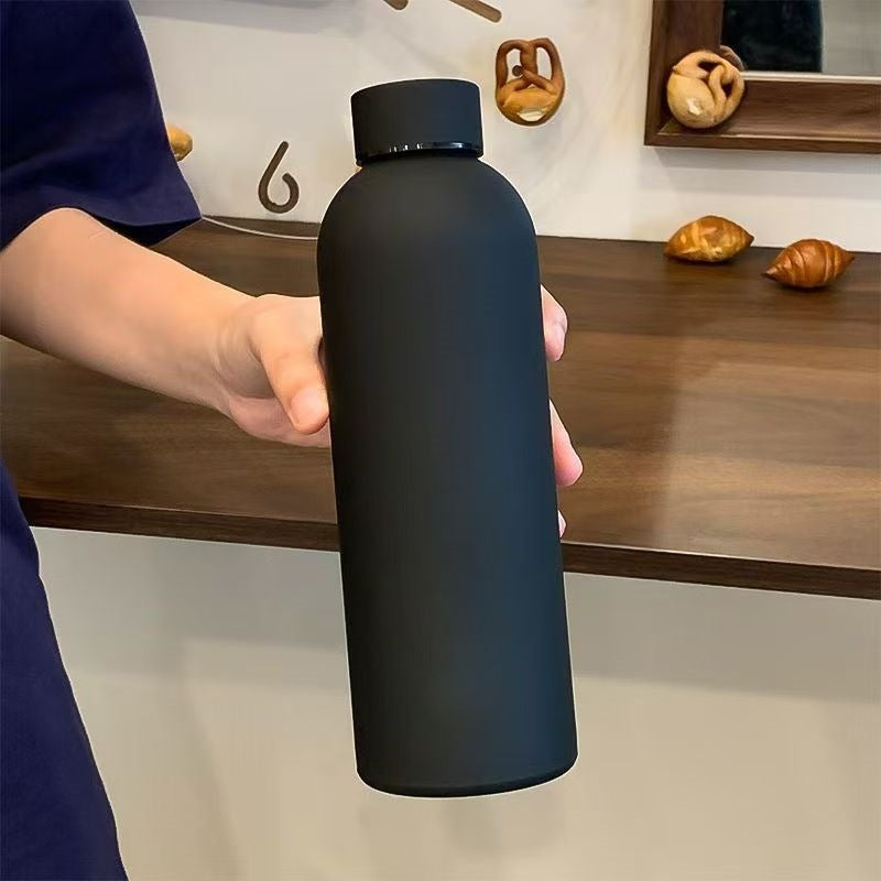 Ladies insulated drinking bottle with floral design and hygienic closure system Stornfield