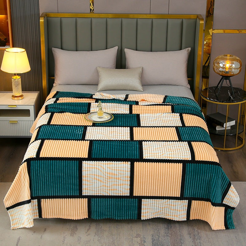 Decorative Fleece Throw Blanket