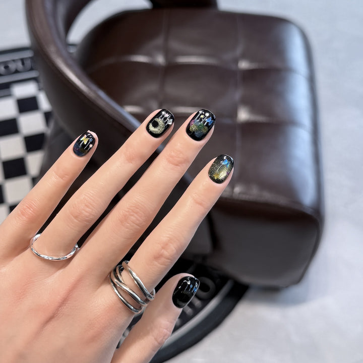 Galaxy-Themed Nail Art Set Stornfield