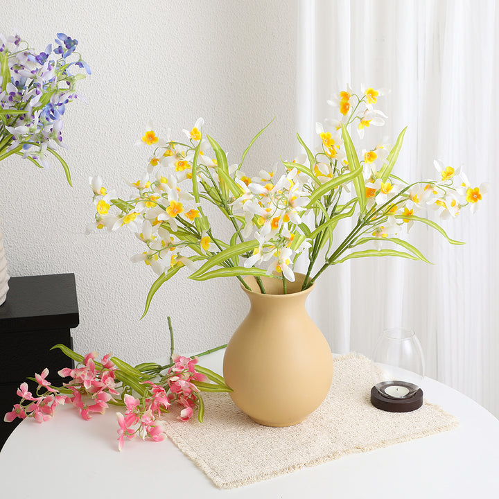 Elegant Artificial Orchid Bouquet