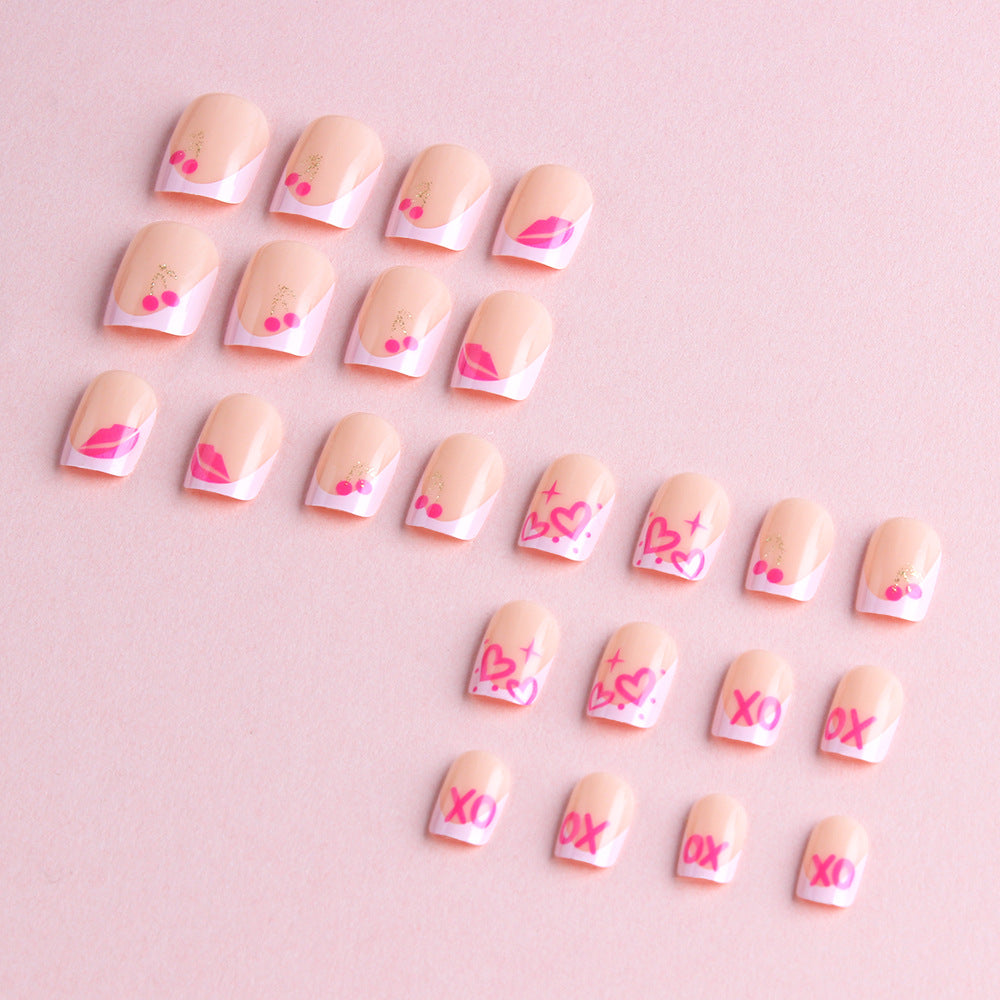 Artistic Abstract Press-On Nails Stornfield