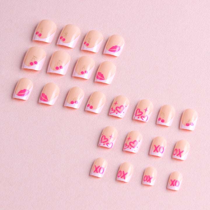 Artistic Abstract Press-On Nails Stornfield