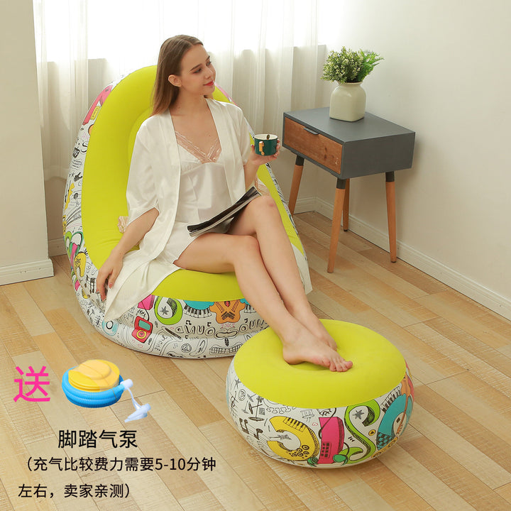 Women's Inflatable Comfort Sofa with Ergonomic Backrest Stornfield