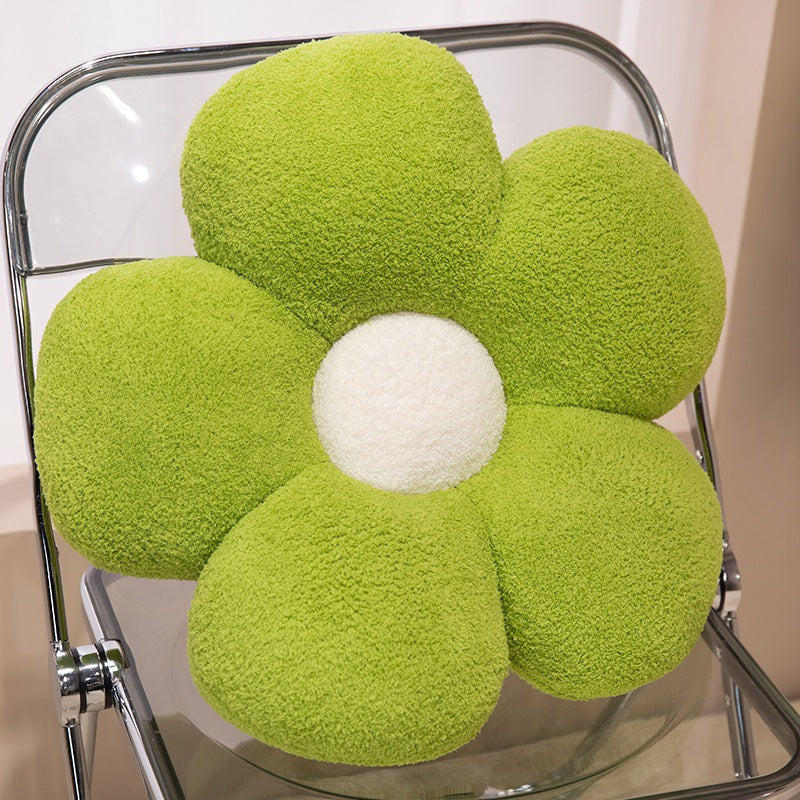 Blossom-shaped cuddle cushion Stornfield