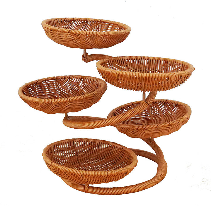Multi-Tiered Wicker Storage Stornfield