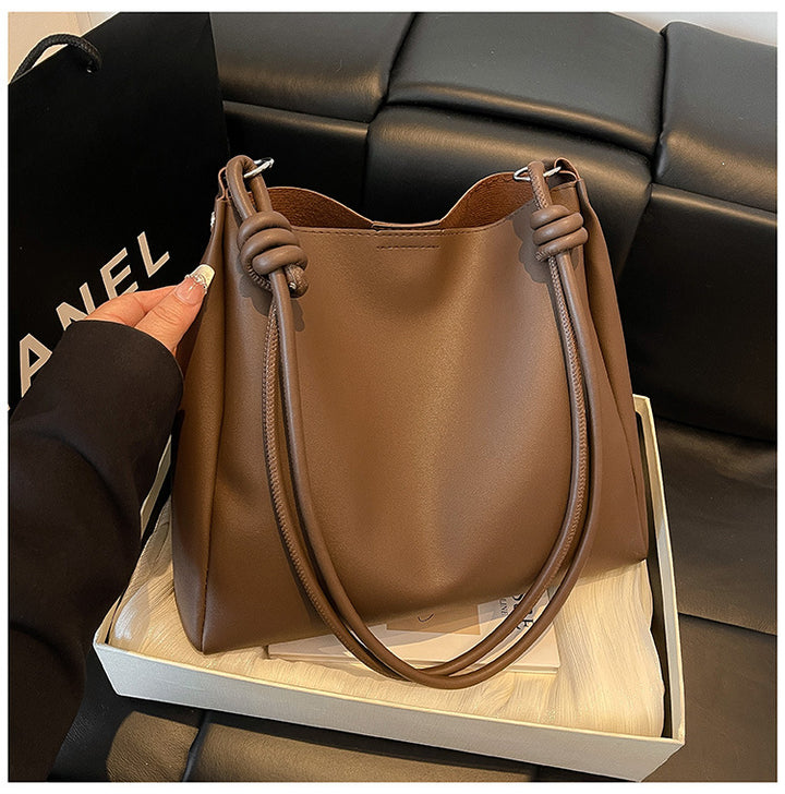 Minimalist Faux Leather Hobo Bag Stornfield