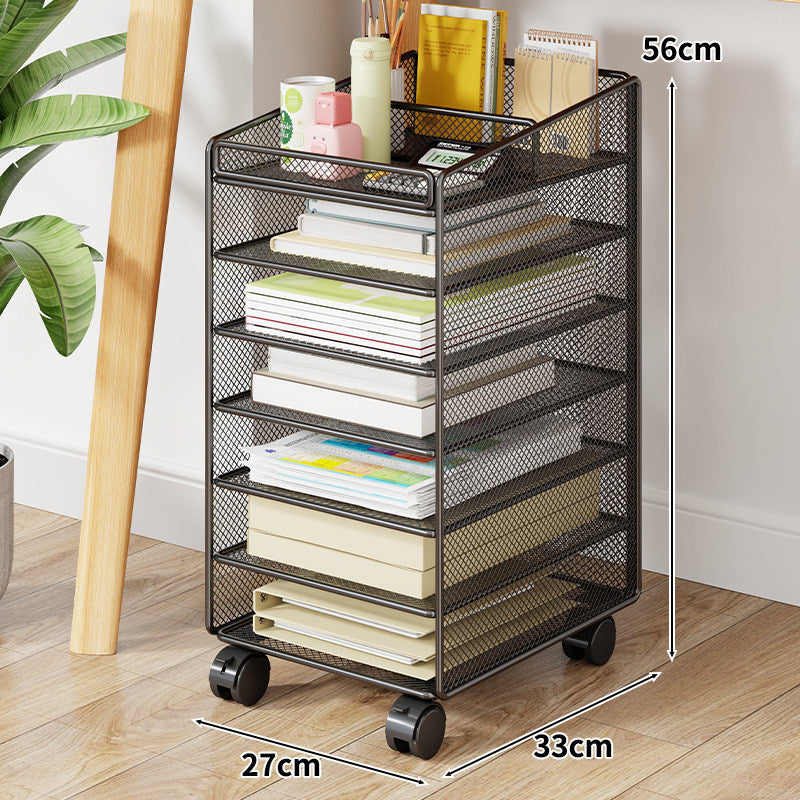 Mesh Two-Tier Desktop Document and Stationery Organizer