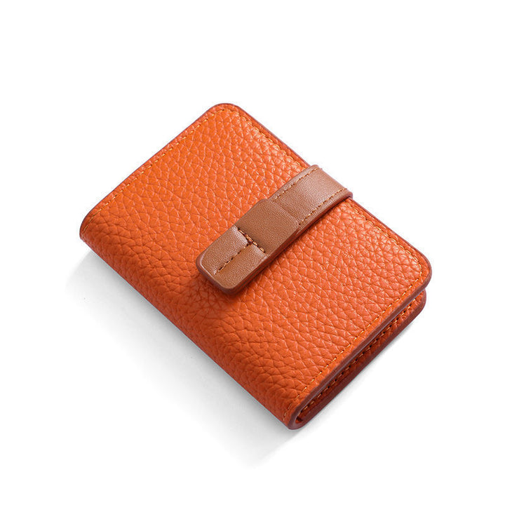 Textured Leather Cardholder Wallet Stornfield