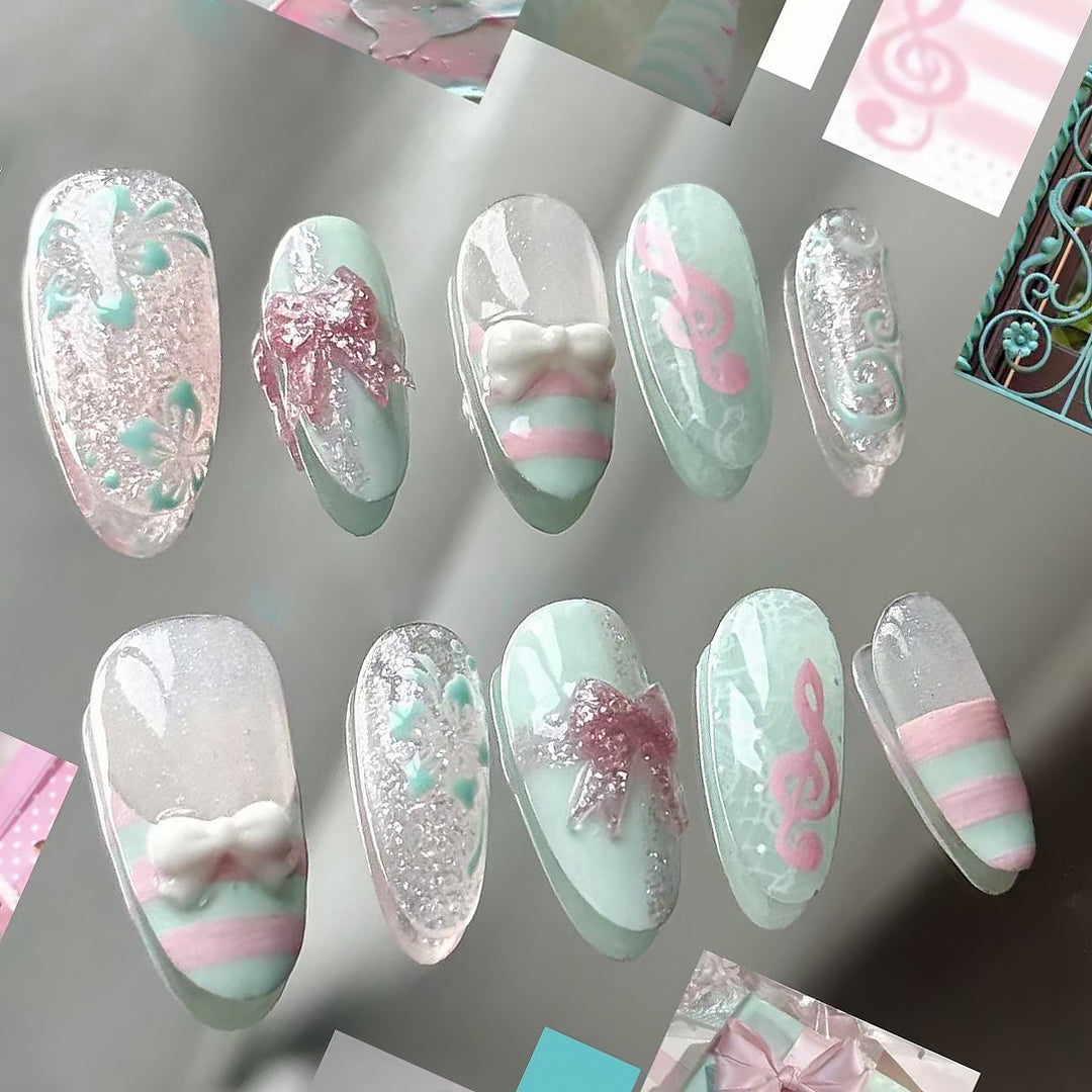 Themed Press-On Nail Art Set Stornfield