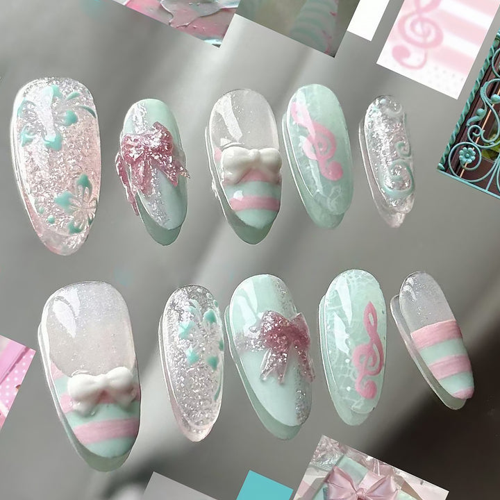 Themed Press-On Nail Art Set Stornfield