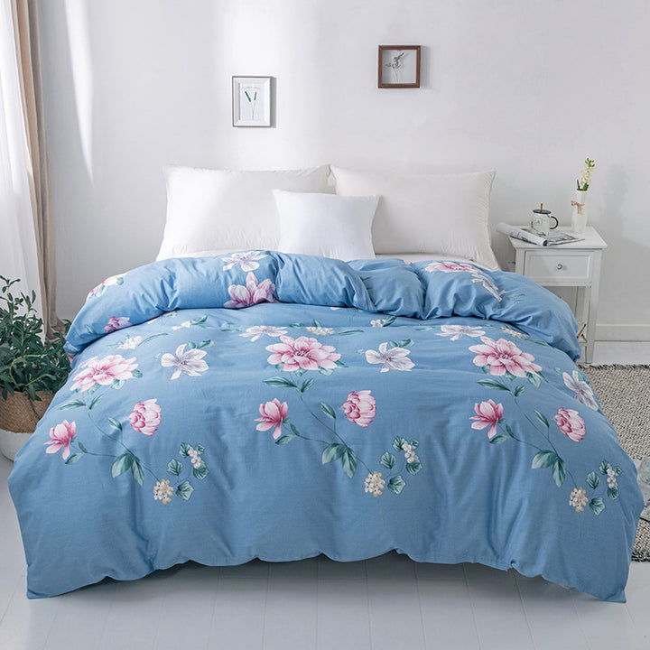 Plaid Patterned Quilted Comforter Set