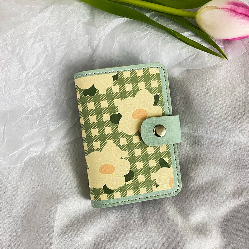 Floral Print Zippered Cardholder Stornfield