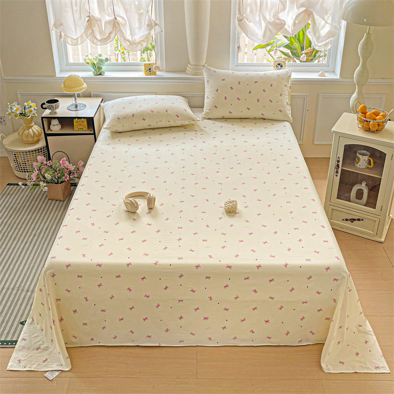 Cartoon-Themed Fitted Bed Sheet Set