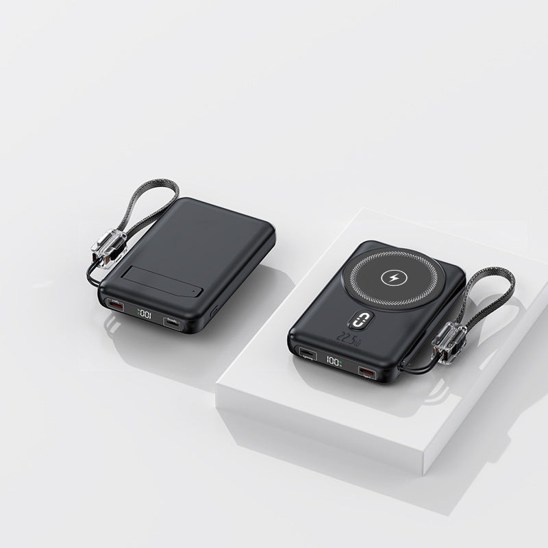 Portable power bank with inductive charging function and LED display Stornfield