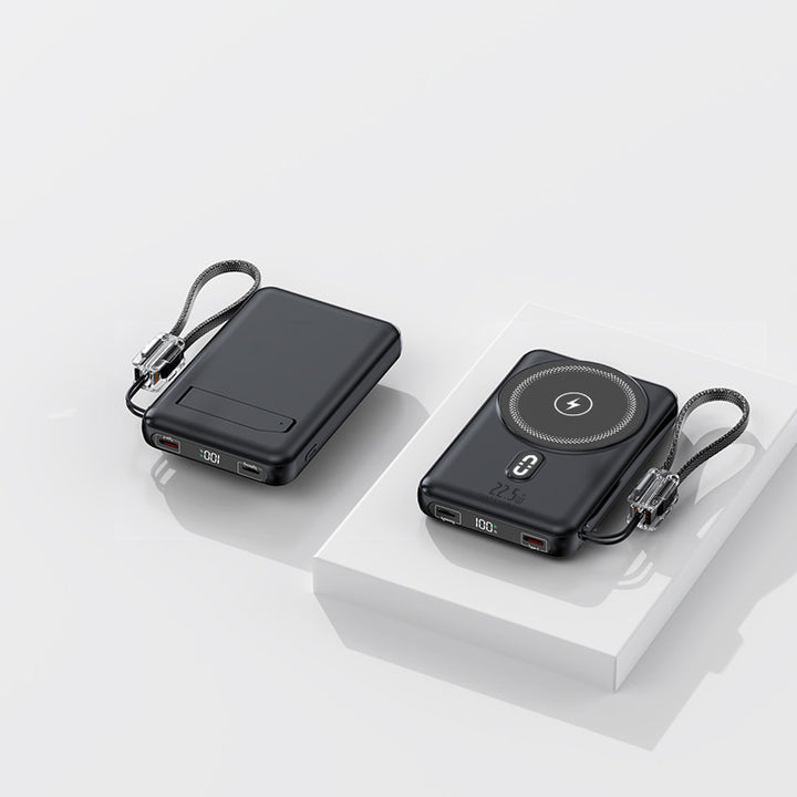 Portable power bank with inductive charging function and LED display Stornfield