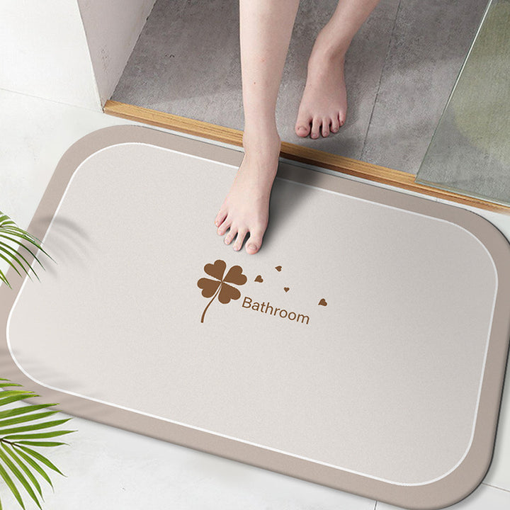 Soft Microfiber Bath Mat with Anti-Slip Features