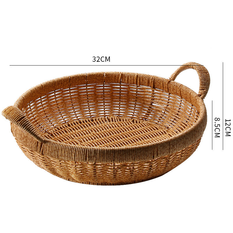 Handcrafted Wicker Storage Basket Stornfield