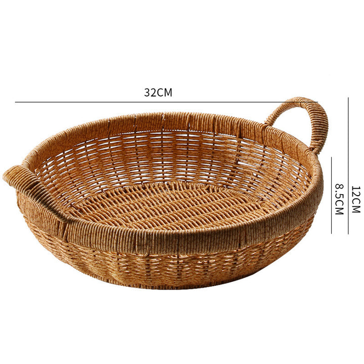 Handcrafted Wicker Storage Basket Stornfield