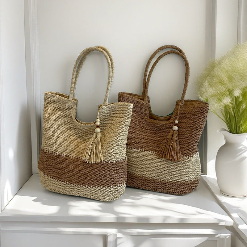 Handcrafted straw bag Stornfield