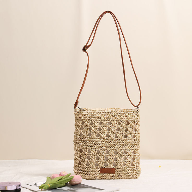 Hand-knotted shoulder bag in elegant design Stornfield