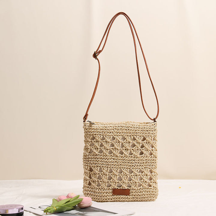 Hand-knotted shoulder bag in elegant design Stornfield