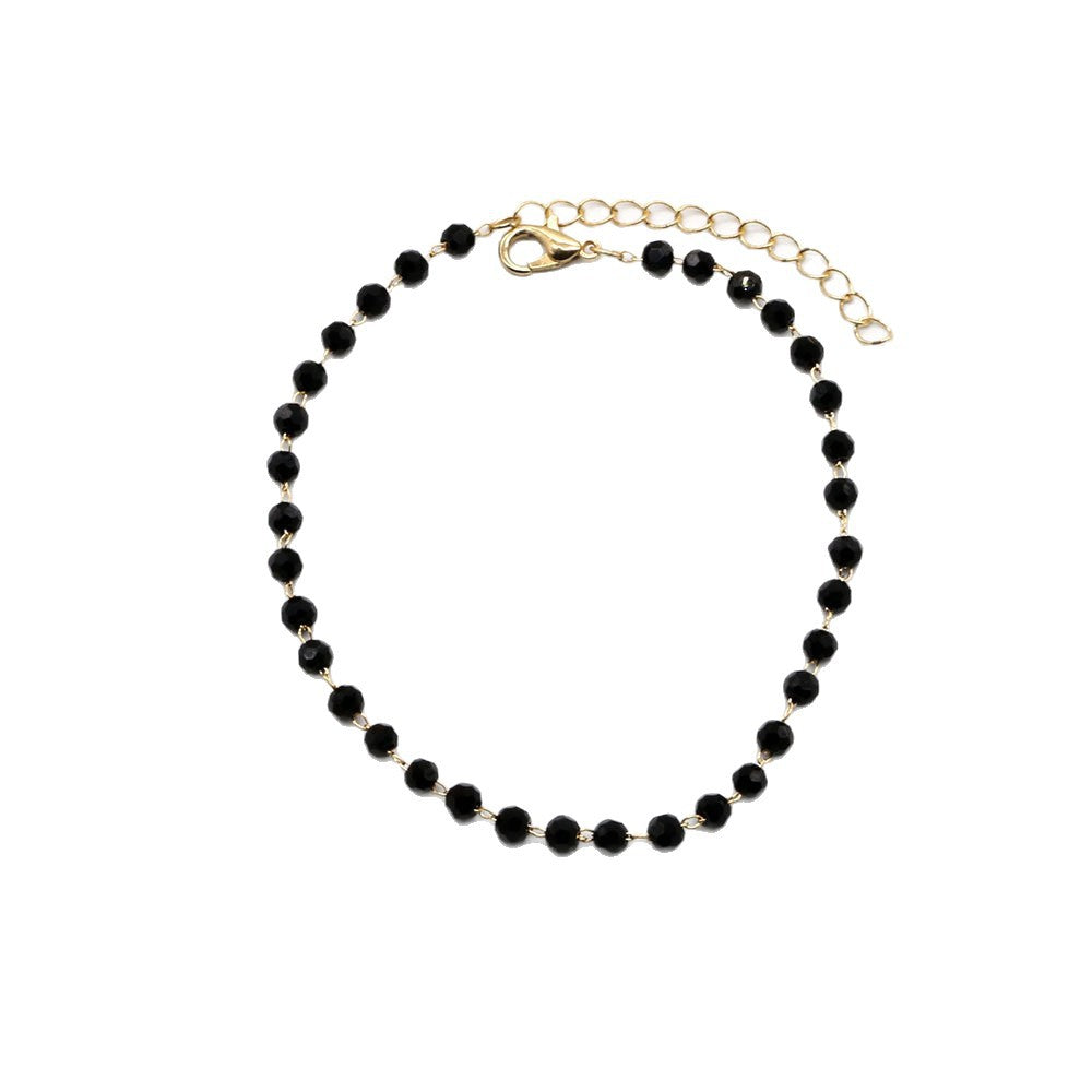 Black Beaded Anklet Stornfield