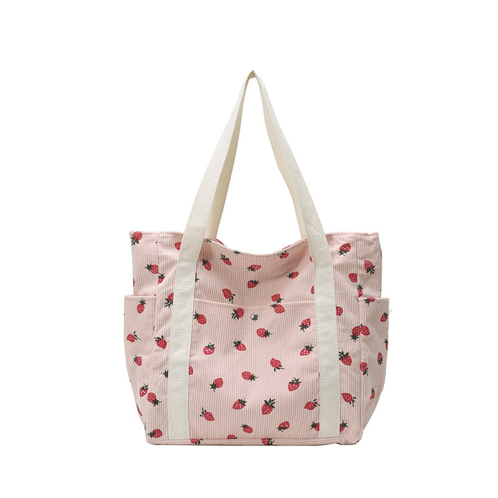 WoFloral Patterned Canvas Shopping Tote Bag Stornfield