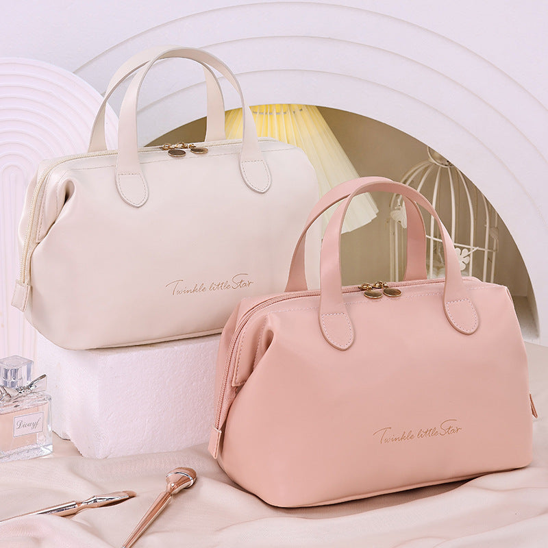 Cosmetic transport bag made of high-quality synthetic leather with stylish design Stornfield