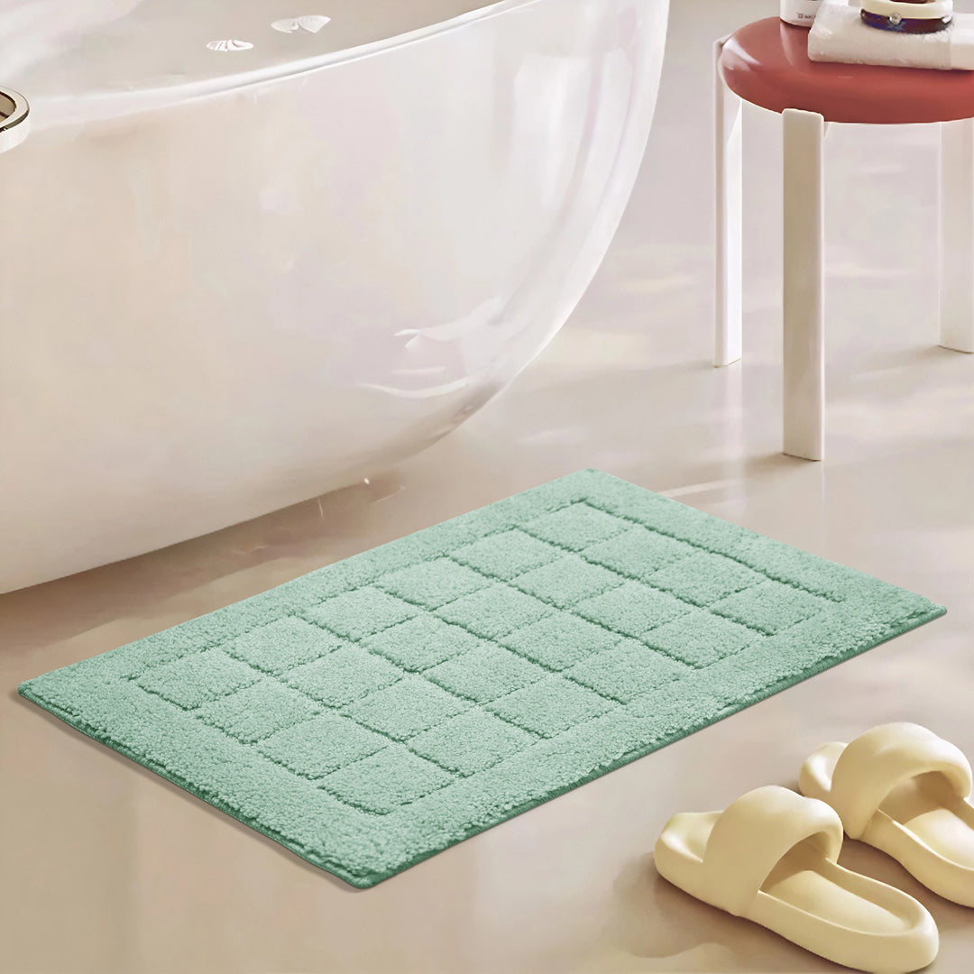 Soft Textured Bath Mat for Bathroom