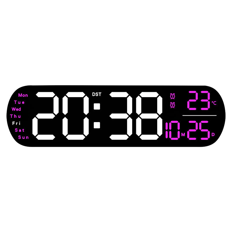 Digital LED alarm clock with large display and temperature display Stornfield