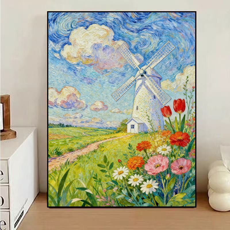 Impressionist Landscape Art Print Stornfield