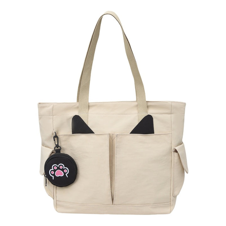 Playful Cat Ear Design Tote Bag Stornfield