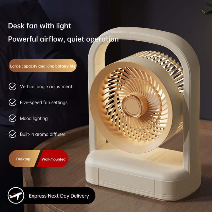 Unisex Portable Rechargeable Desk Fan Stornfield