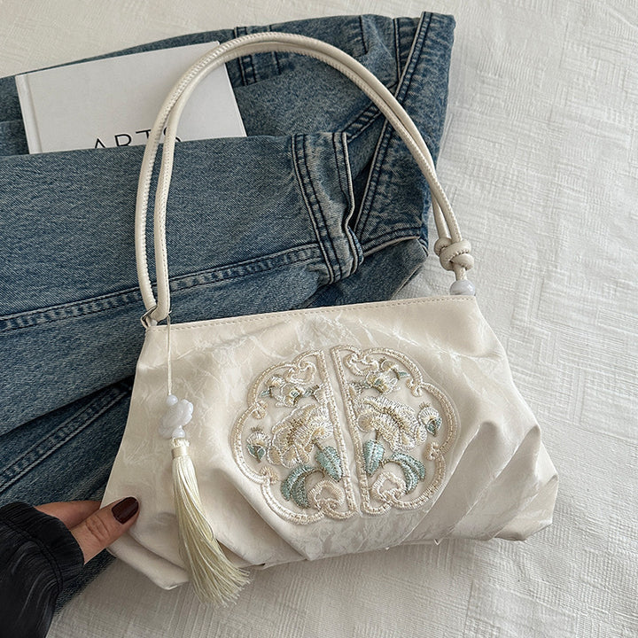 Elegant Embroidered Evening Handbag