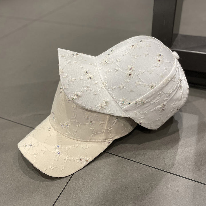 Women's Embroidered Rhinestone-Detail Baseball Cap Stornfield