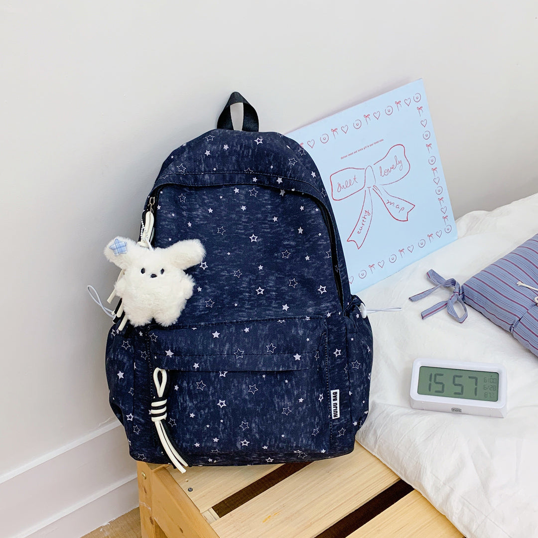 Cute Star-Patterned School Backpack Stornfield