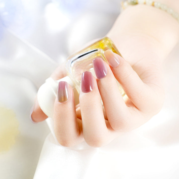 Ombre Effect Press-On Nail Set Stornfield