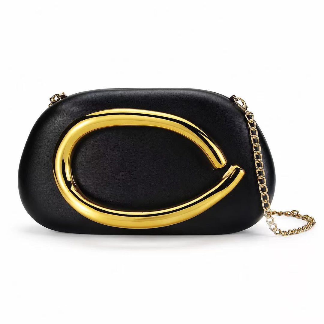 Elegant Shell-Shaped Handbag