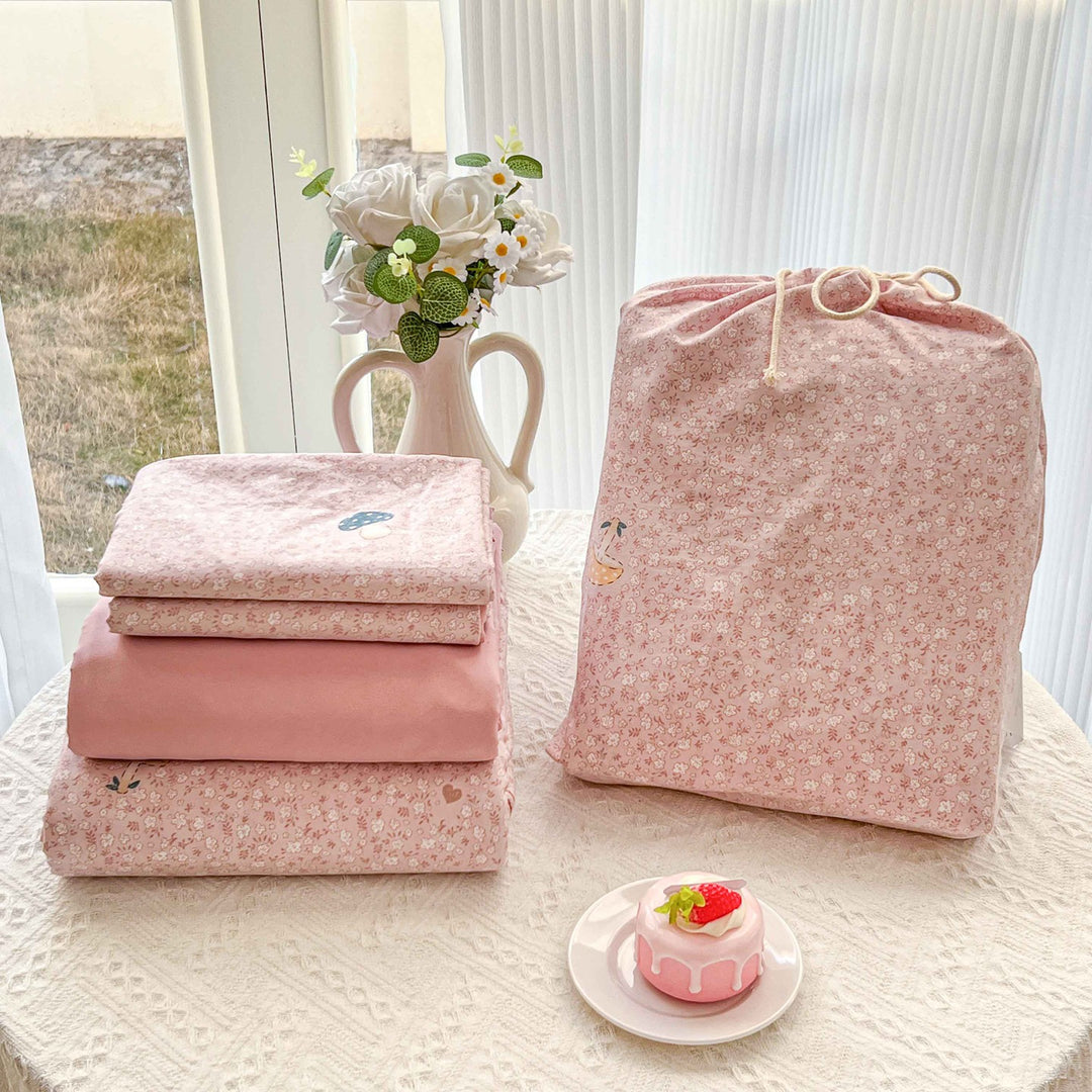 Soft Cotton Floral Pattern Bedding Set
