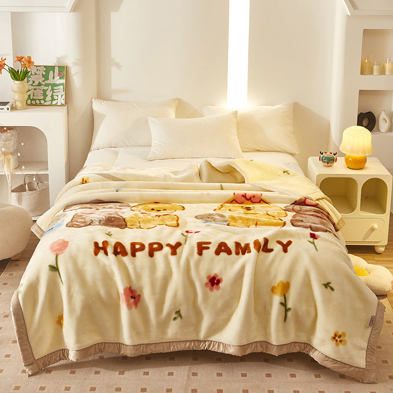 Decorative Fleece Throw Blanket Stornfield