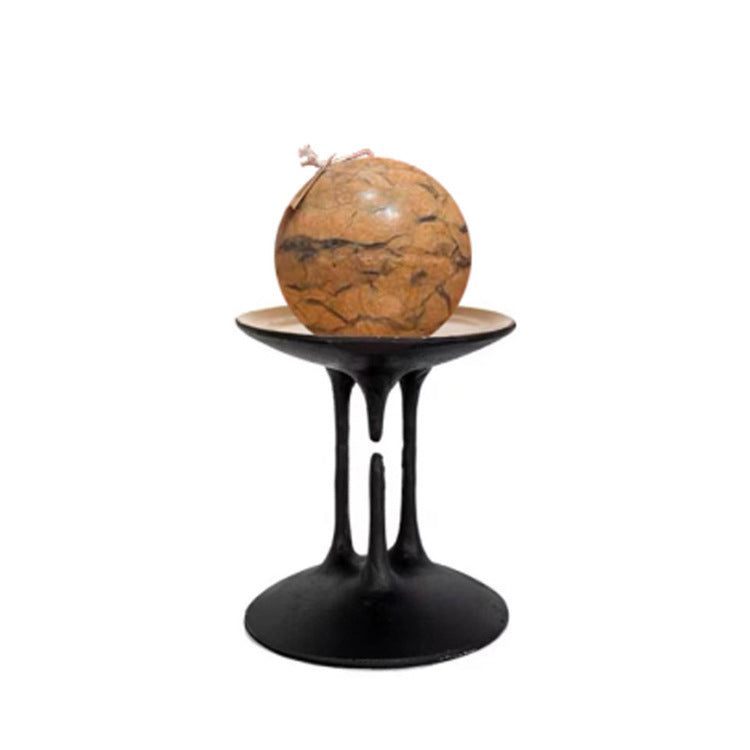 Artistic Drip-Style Candle Holder