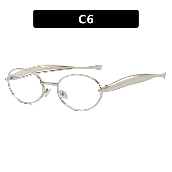 Women's fashionable sunglasses with oval frame and sparkling details Stornfield