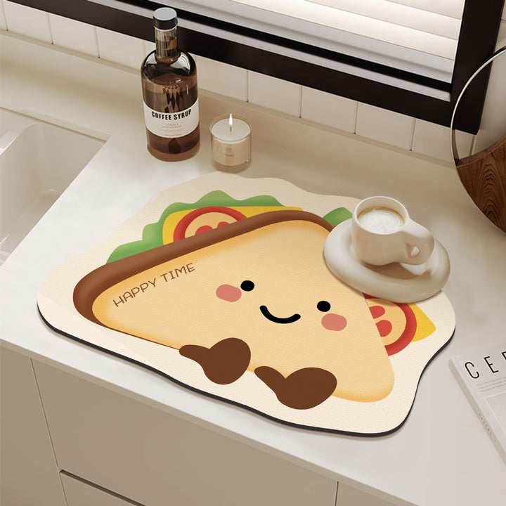 Cute Cartoon Sandwich Mat
