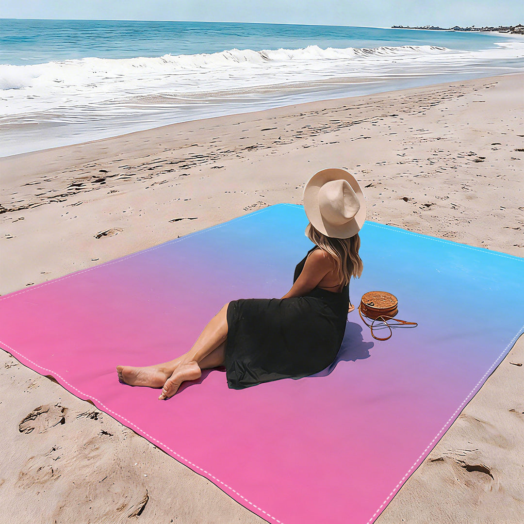 Mandala Design Beach Mat Stornfield