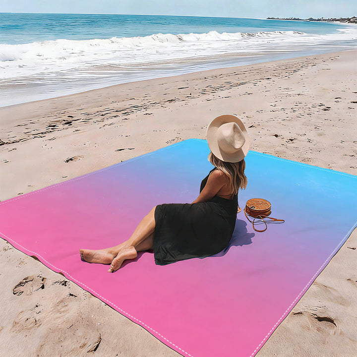 Mandala Design Beach Mat Stornfield